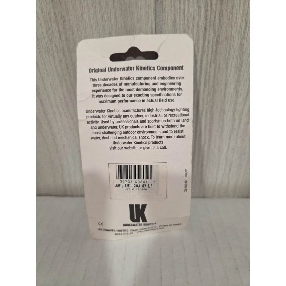 UK Underwater Kinetics 2AAA Lamp/Reflector